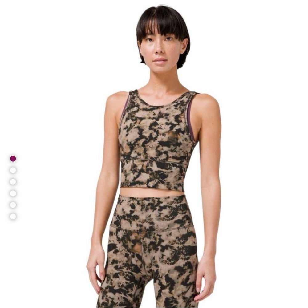 Lululemon Women's Tie-Dye Crop Top